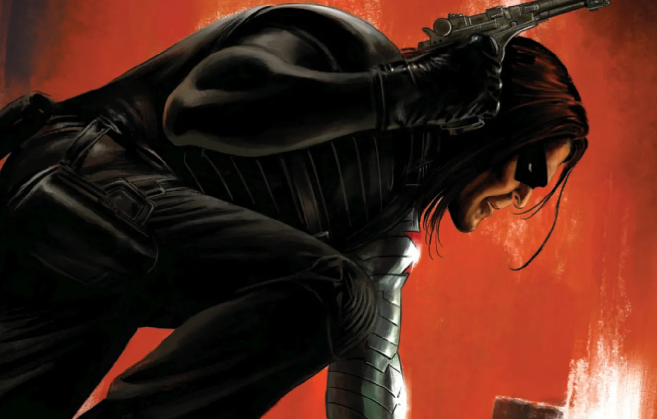 Photo wallpaper Winter Soldier, Bucky Barnes, The winter soldier, Bucky Barnes