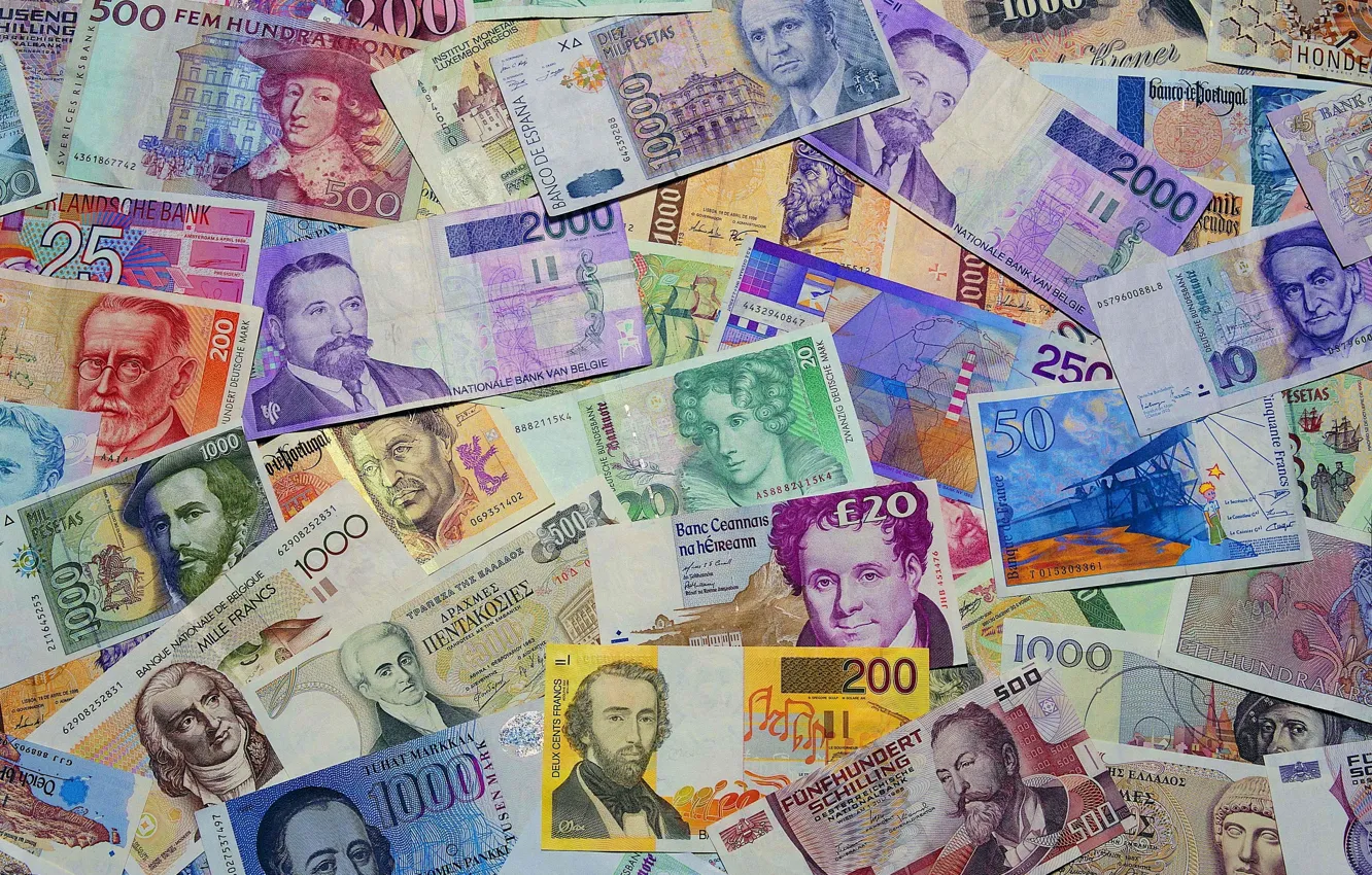 Photo wallpaper Money, Currency, Money