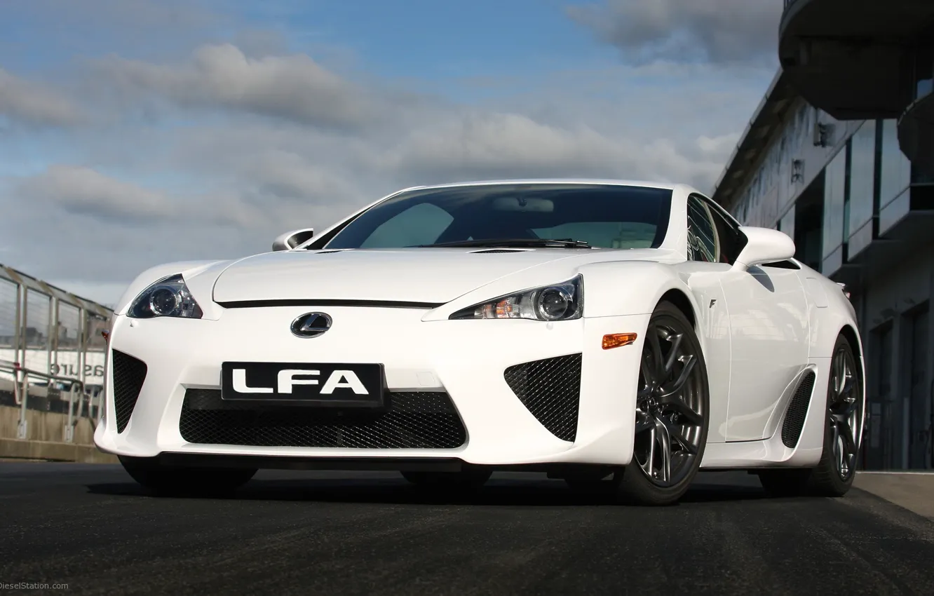 Photo wallpaper Lexus, track, lfa