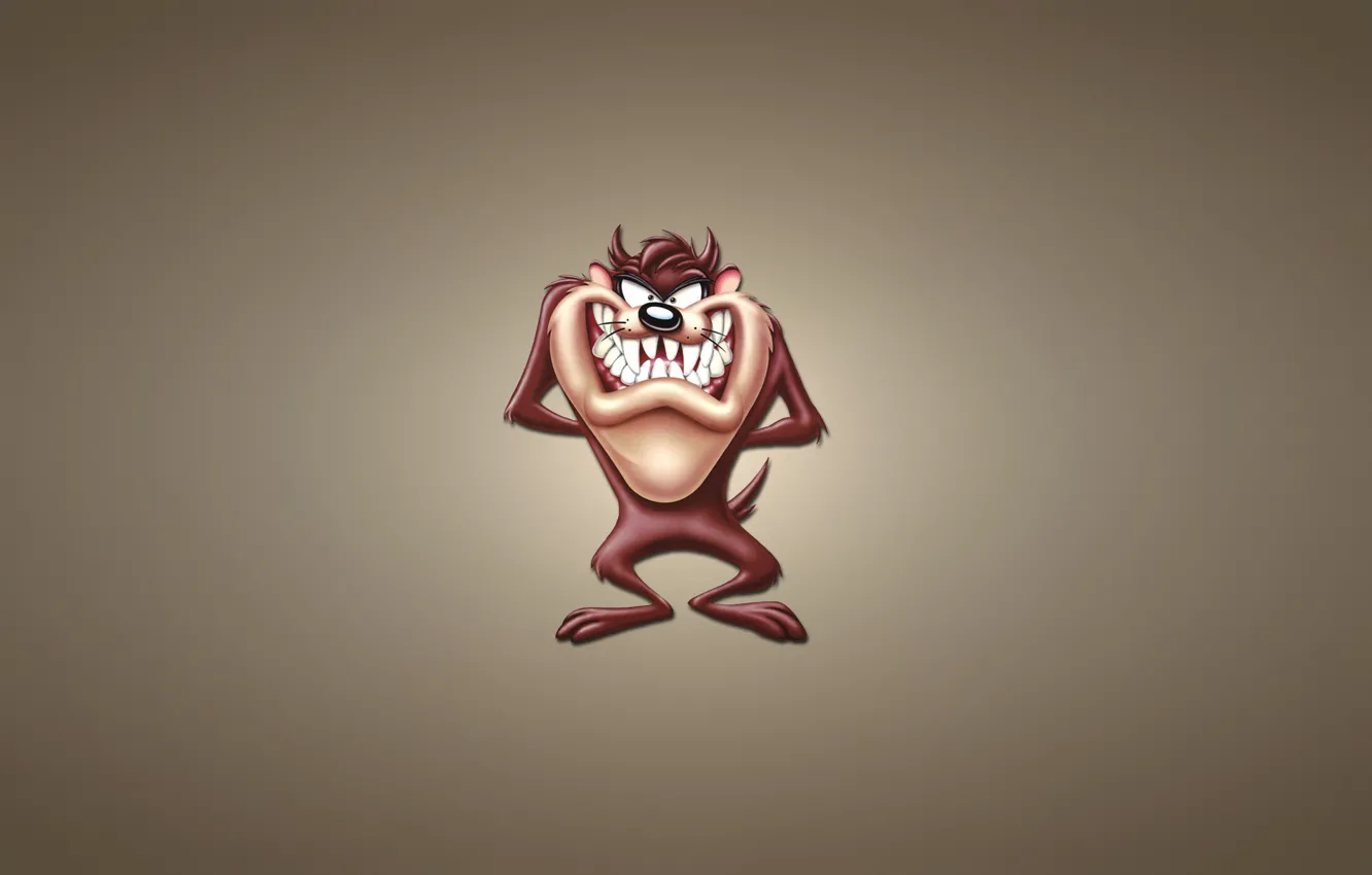 Photo wallpaper minimalism, Taz, The Tasmanian devil, Looney Tunes, Tasmanian Devil, Looney Tunes, Funny ringtones