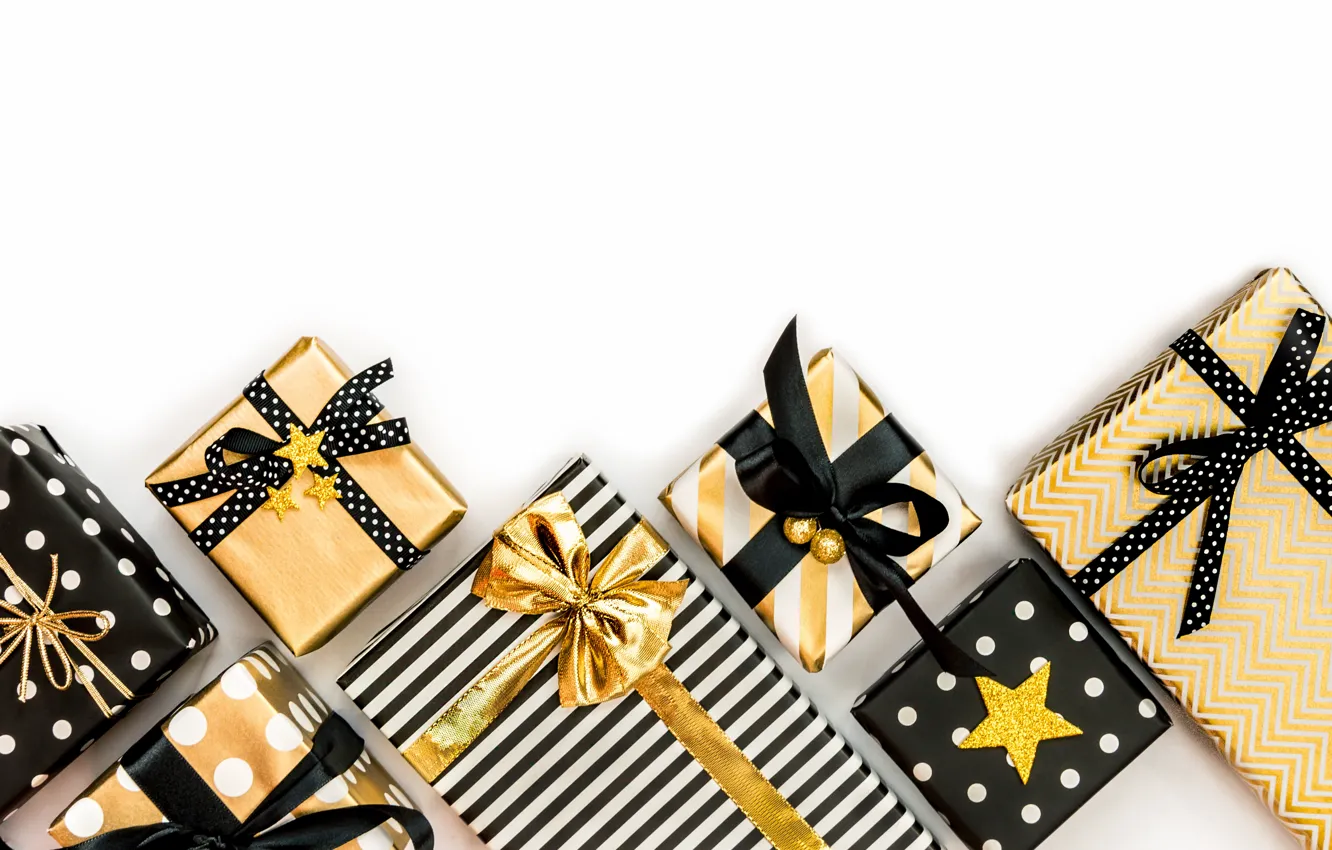 Photo wallpaper holiday, box, gift, tape, packaging, Diliana Nikolova