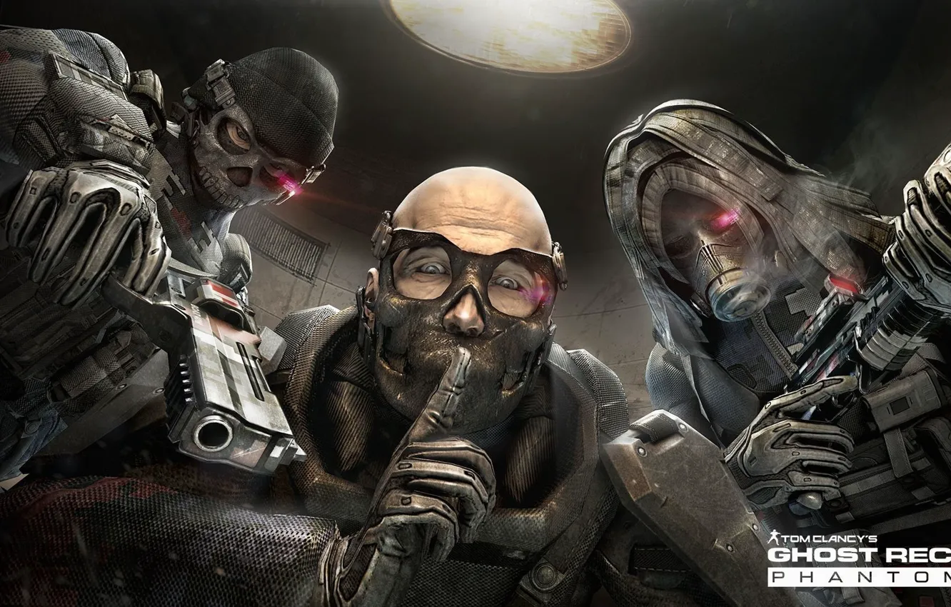 Photo wallpaper sake, gun, pistol, game, soldier, armor, weapon, rifle