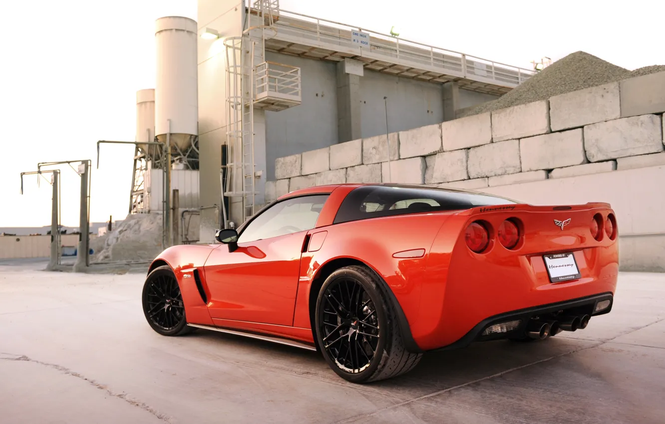 Photo wallpaper Z06, Corvette, Chevrolet, Chevrolet, 2011, Hennessey, Corvette