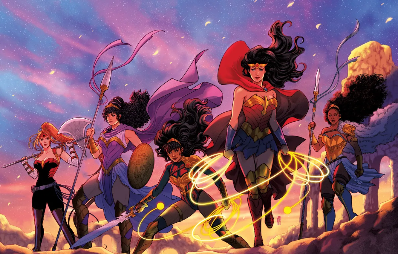 Photo wallpaper Wonder Woman, DC Comics, Comics, Artemis, Wonder Woman, Wonder Woman, Artemis, Amazon