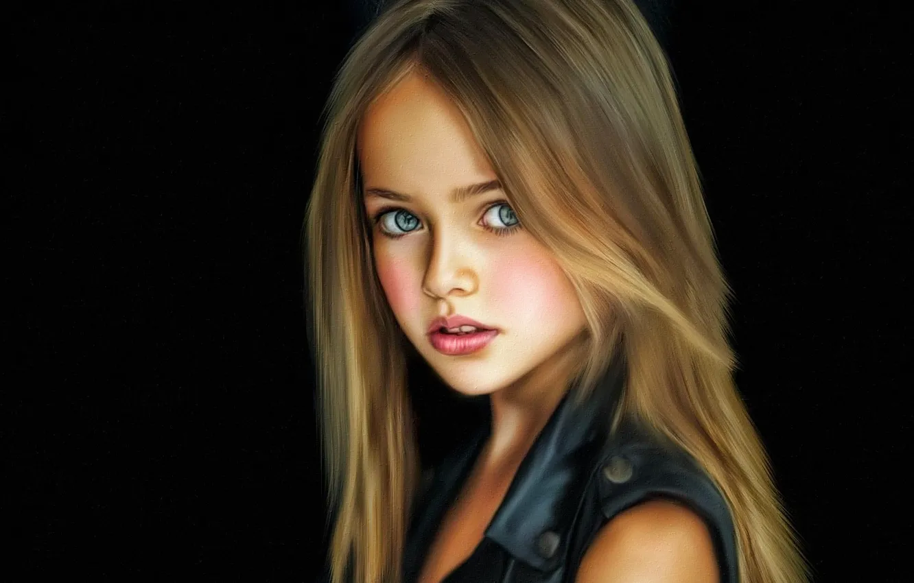 Photo wallpaper girl, portrait, Kristina Pimenova