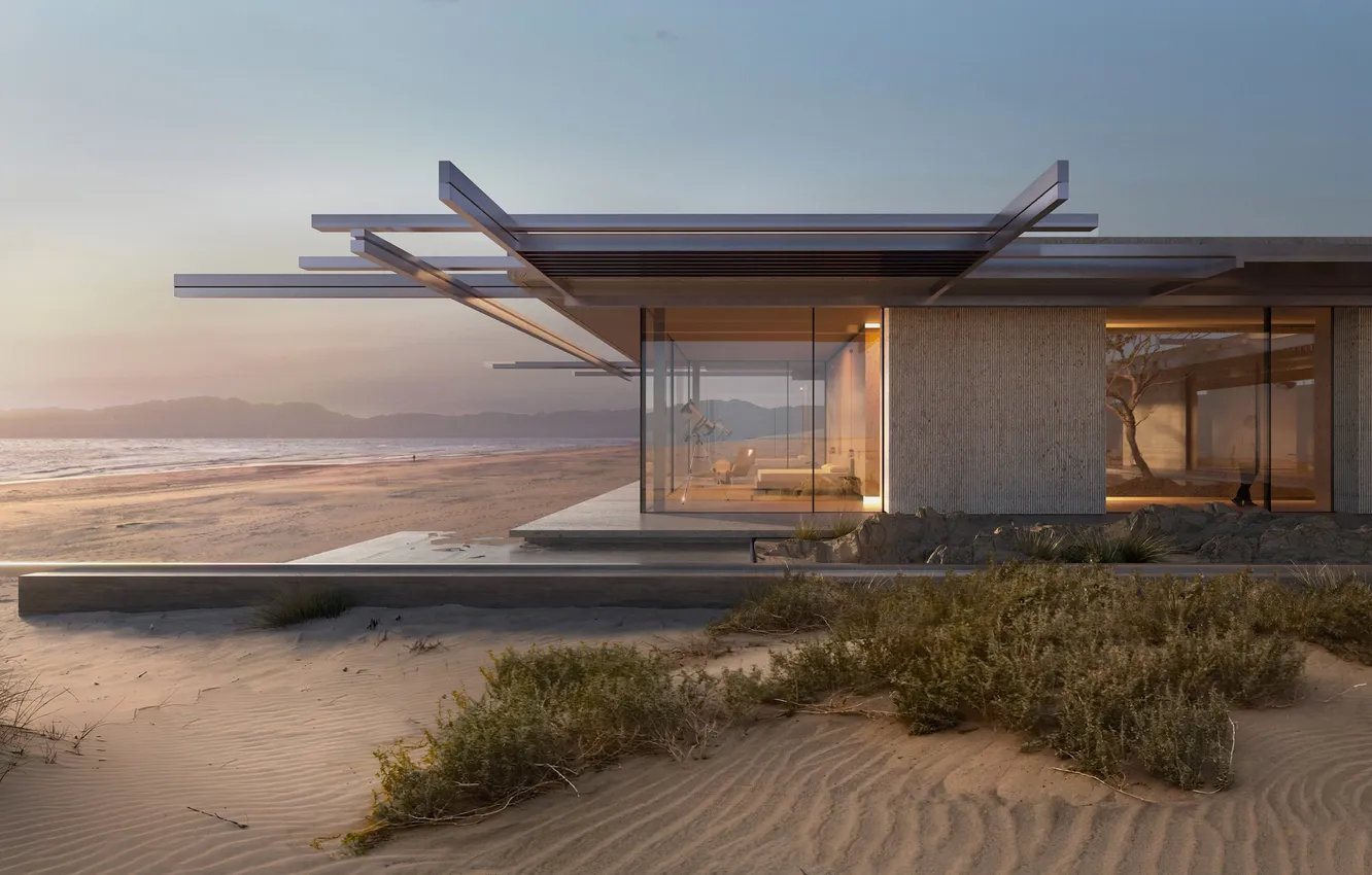 Photo wallpaper house, Saudi Arabia, neom, epicon region