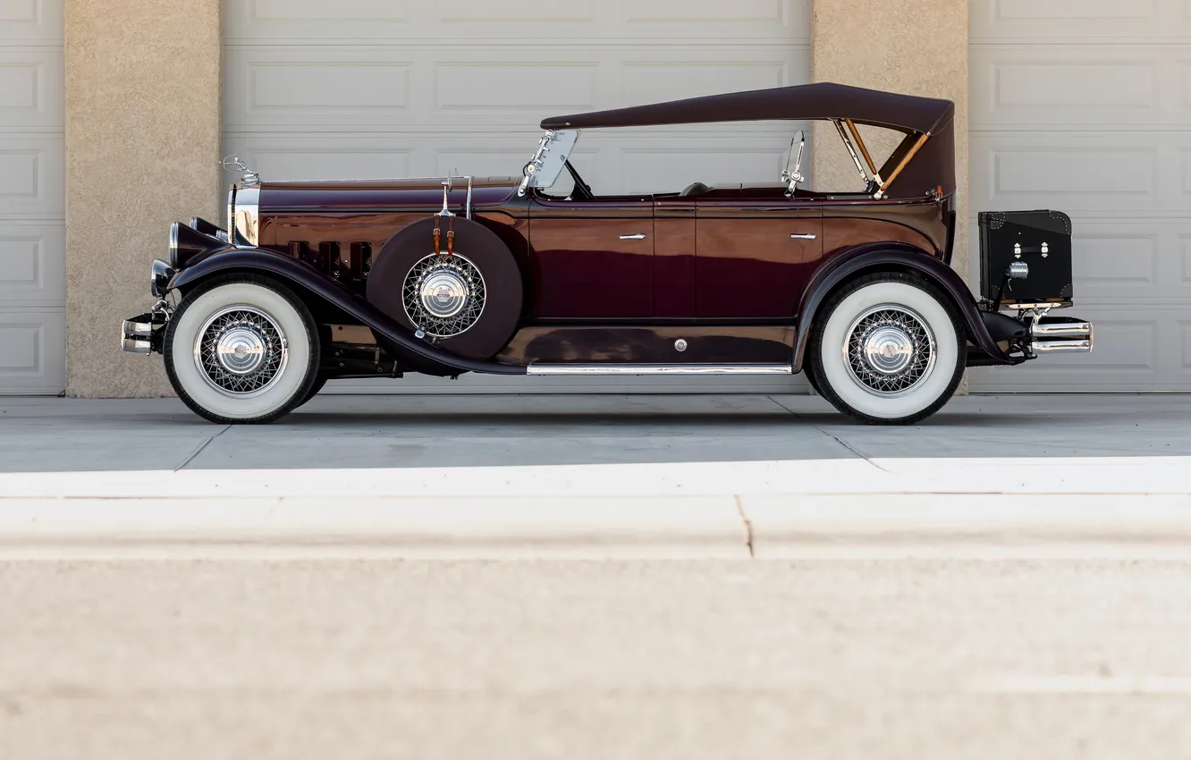Photo wallpaper Sport, retro cars, 1930, Phaeton, Pierce-Arrow, Model B, Retro Cars, Pierce-Arrow Model B Sport