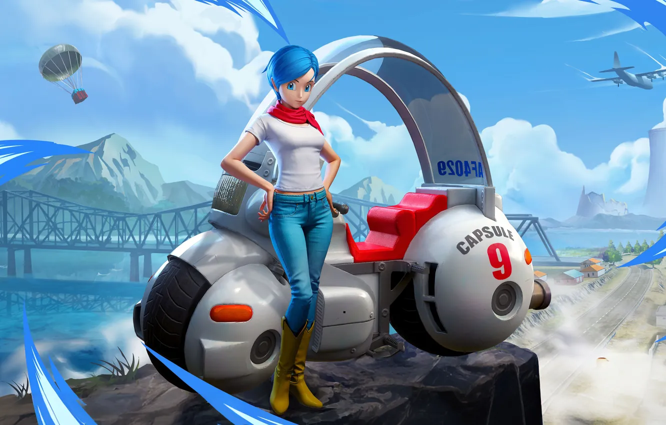 Photo wallpaper Super, Dragon Ball, Finding, pubg-x