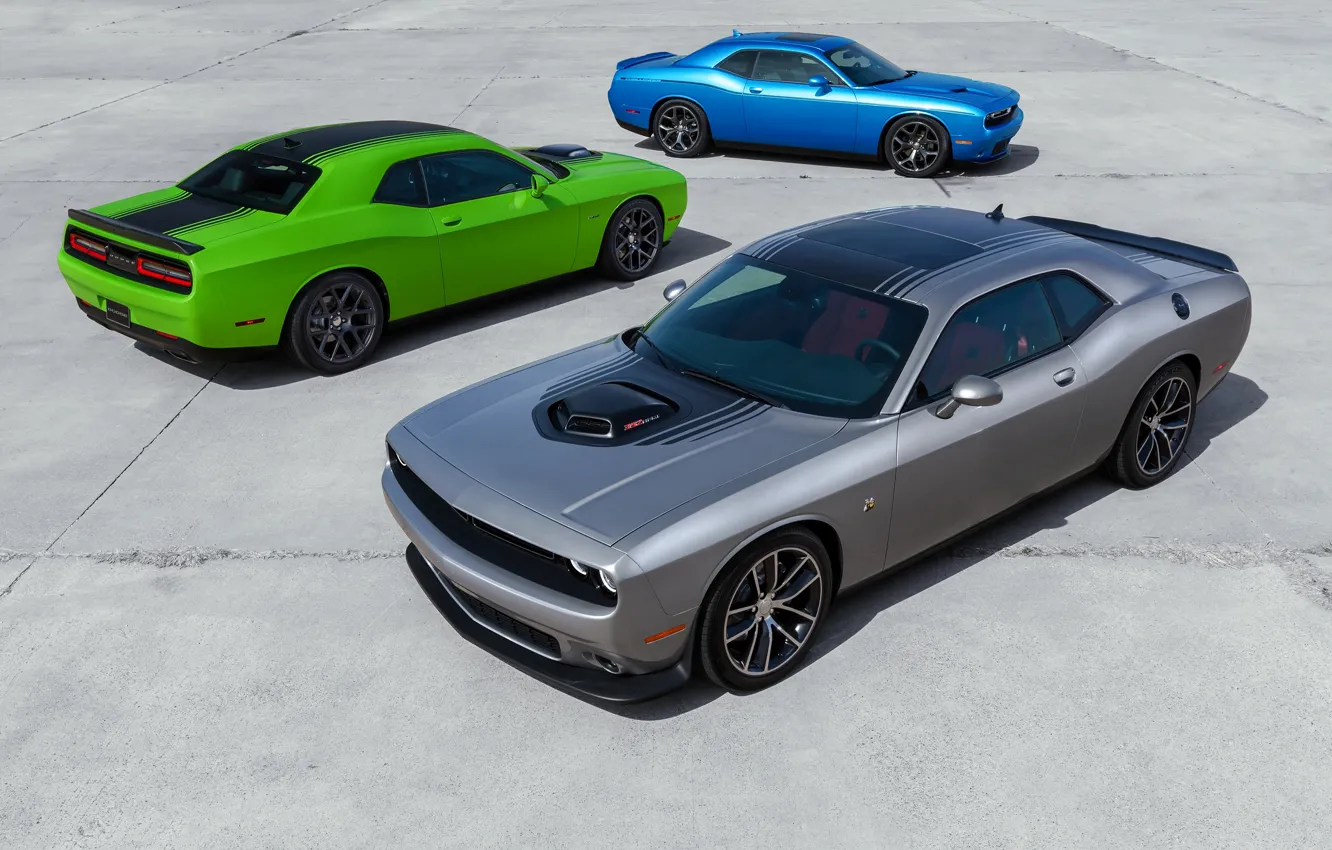 Photo wallpaper Dodge, Challenger, auto, wallpapers, new, R/T, 2015