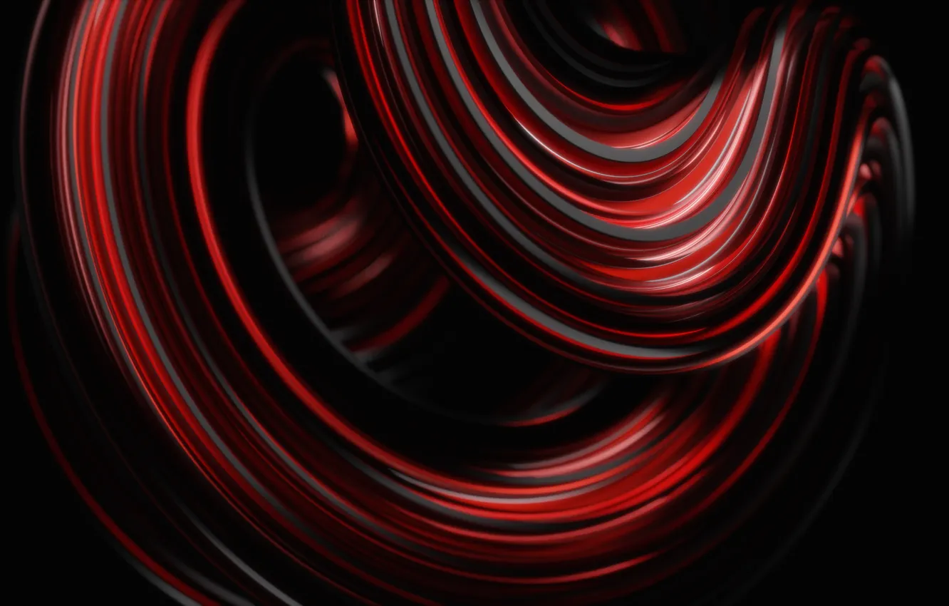 Photo wallpaper line, abstraction, curves