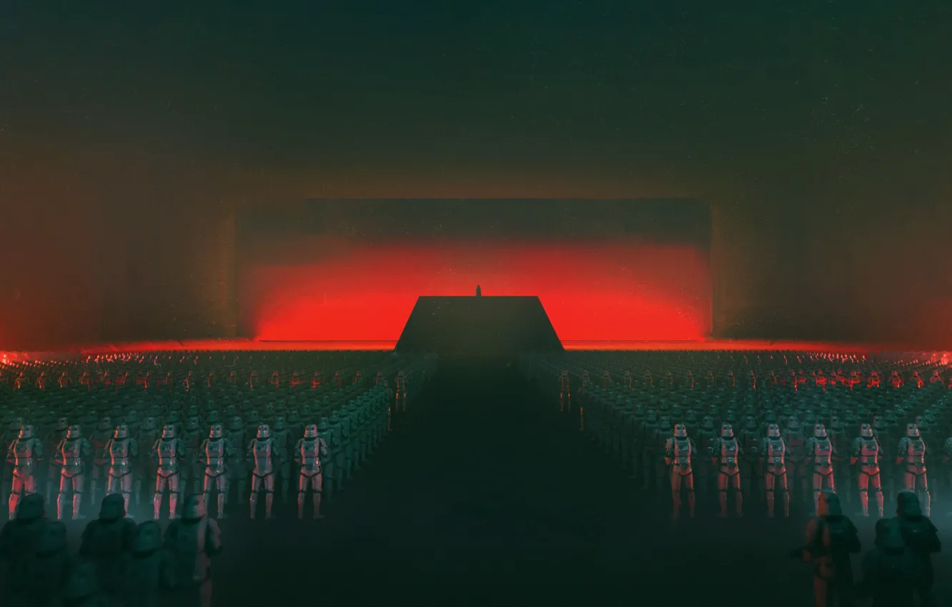 Photo wallpaper style, background, army, Star Wars, art, star wars, Darth Vader, attack