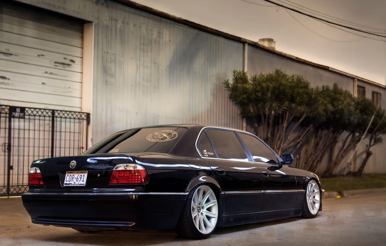 Photo wallpaper Boomer, e38, stance, bmw 740