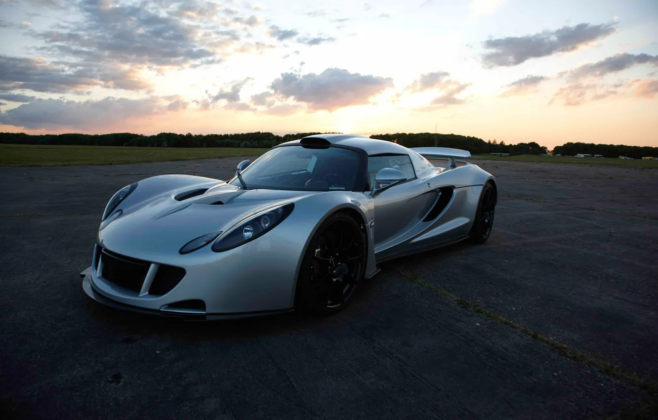 Photo wallpaper machine, the sky, Wallpaper, wallpapers, Hennessey, Venom GT