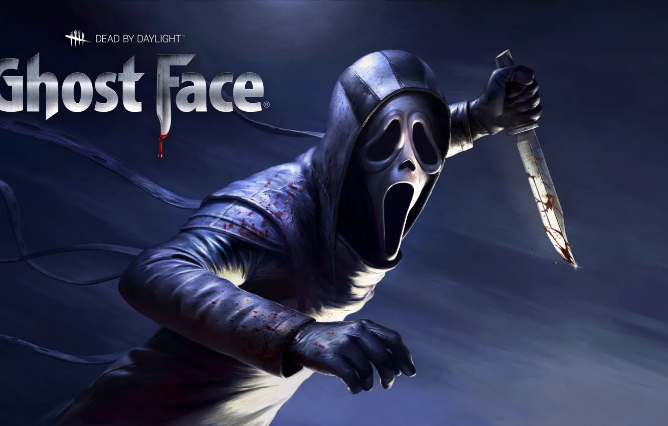 Photo wallpaper Scream, Mask, Knife, Dead by Daylight, Ghost face