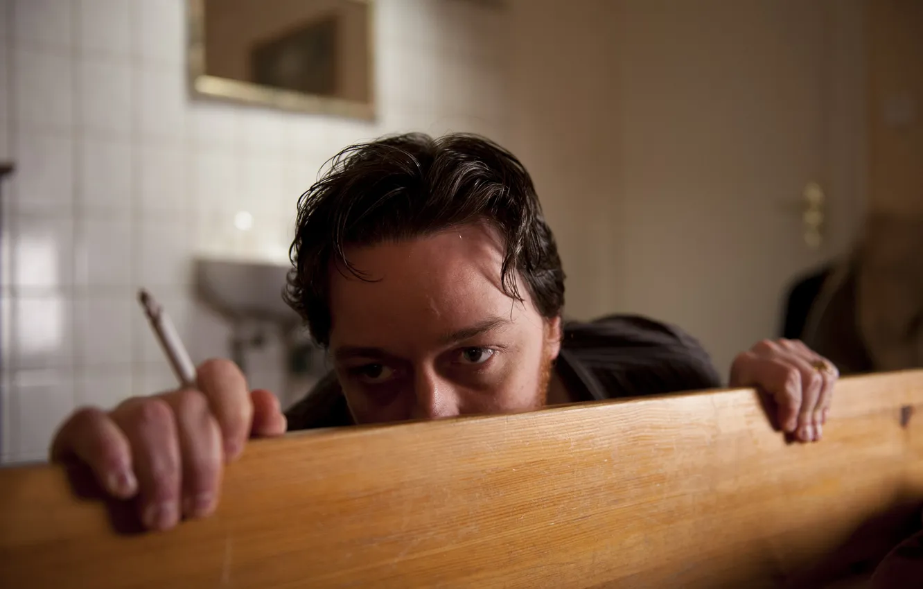 Photo wallpaper look, the film, dirt, cigarette, actor, Bruce, James McAvoy, James McAvoy