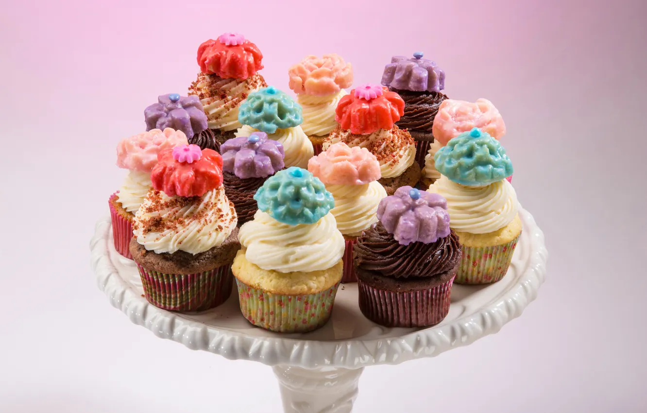 Photo wallpaper cake, dessert, cakes, sweet, cupcakes