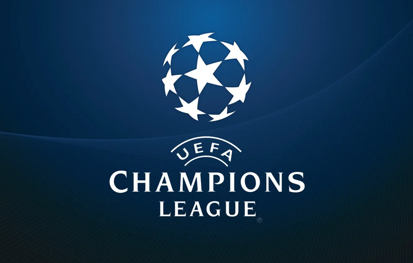 Photo wallpaper football, logo, logo, soccer ball, Champions League, UEFA, The UEFA Champions League, English text
