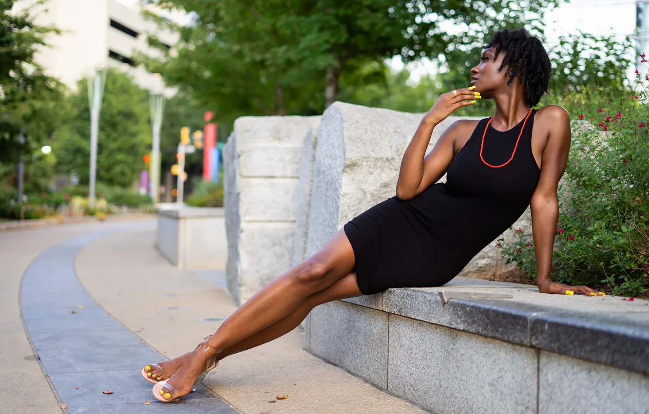 Photo wallpaper girl, style, Raya