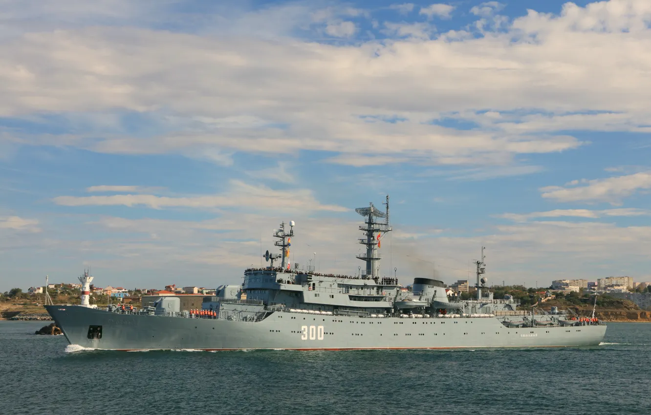 Photo wallpaper ship, training, Smolny