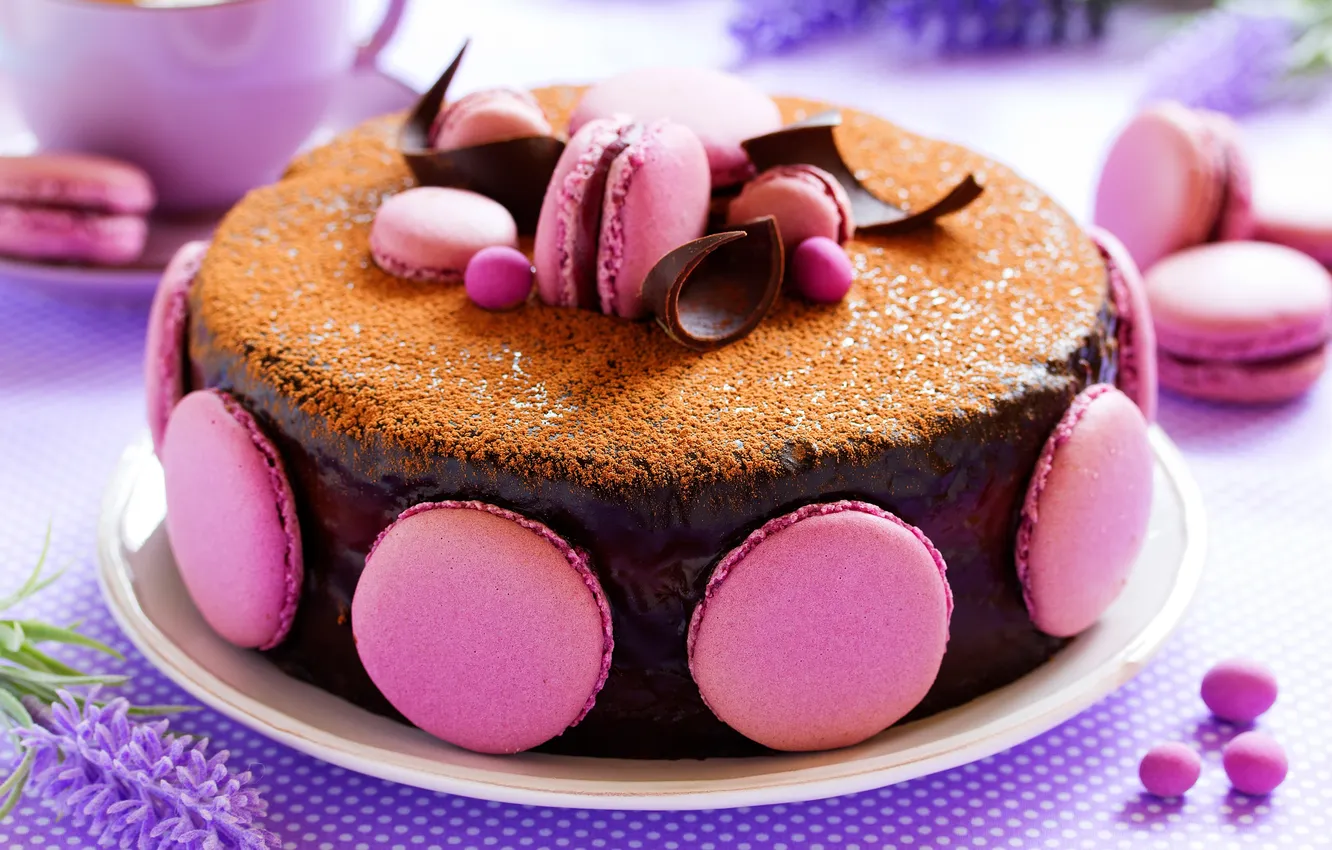 Photo wallpaper food, sweets, cake, cake, dessert, food, chocolate, chocolate