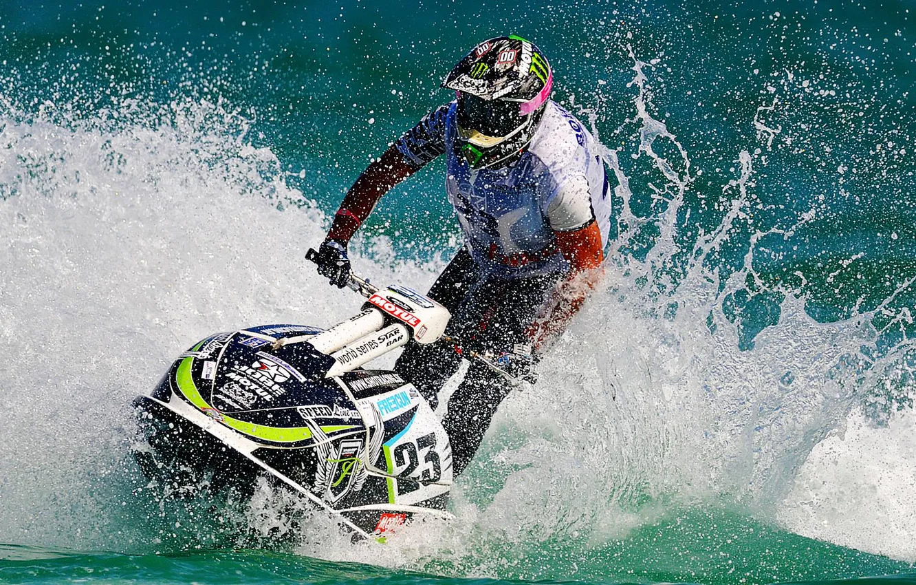 Photo wallpaper race, boat, speed