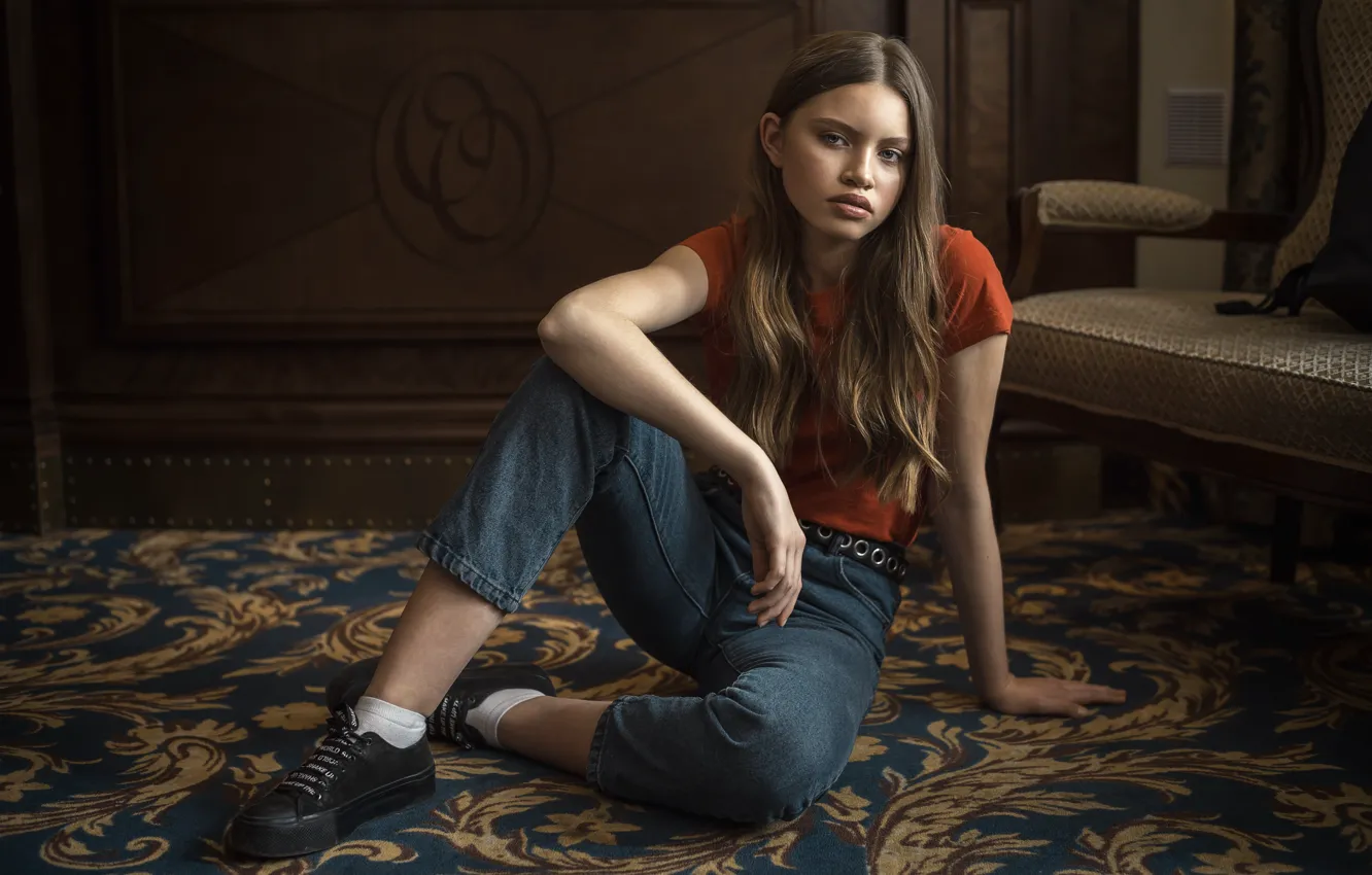 Photo wallpaper portrait, milana, devuschka