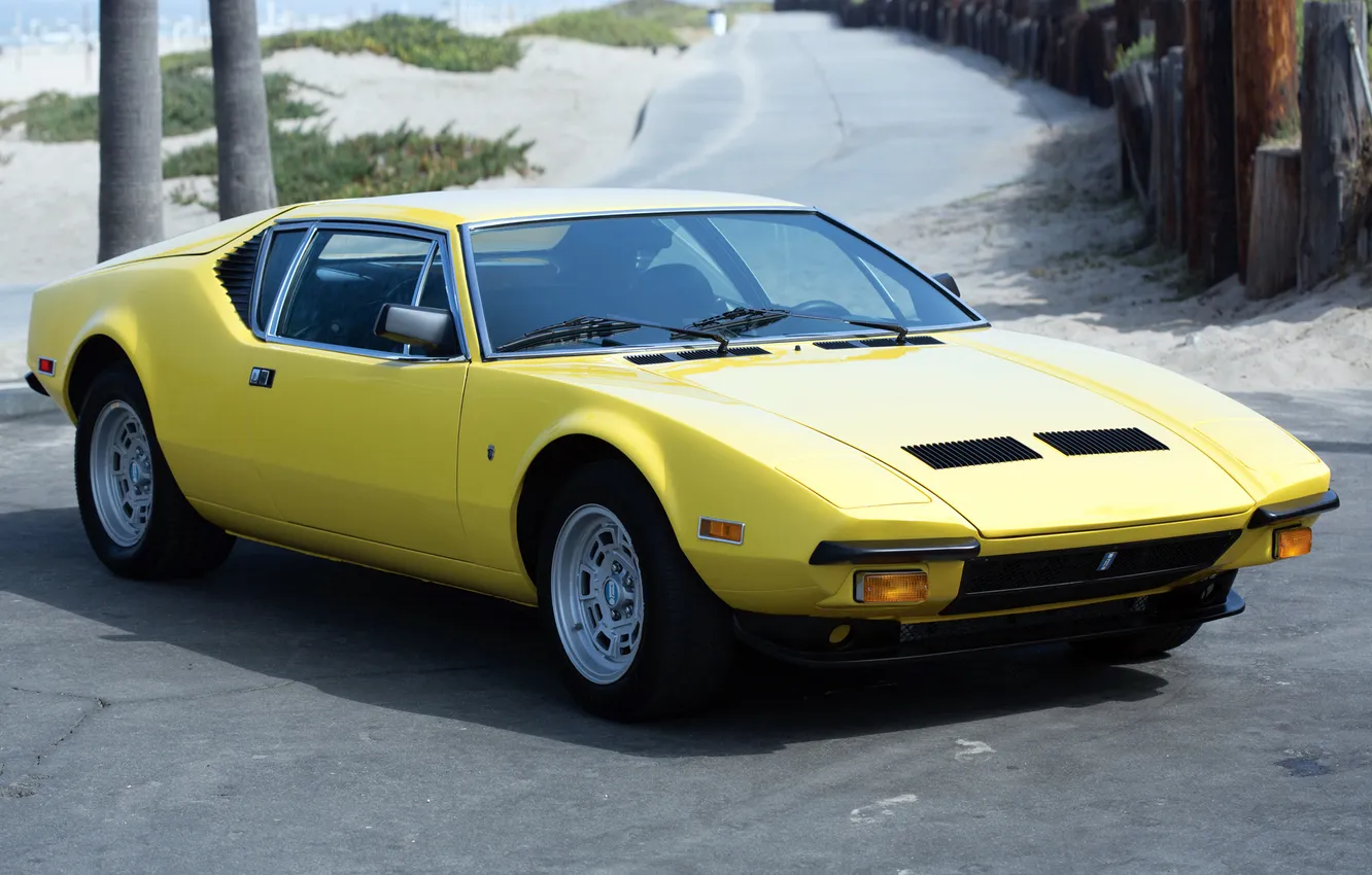 Photo wallpaper machine, classic, 1973, De Tomaso, Pantera