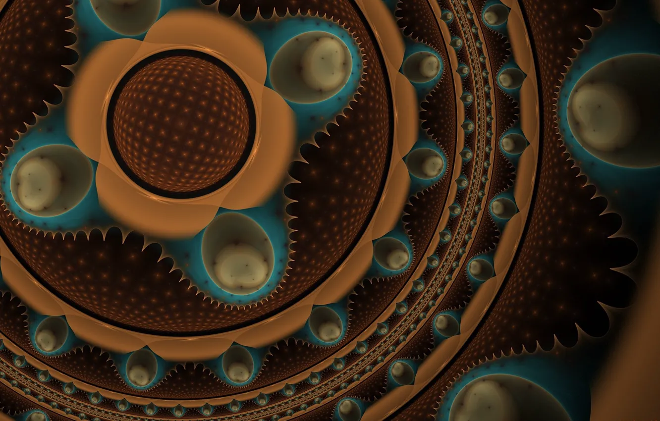 Photo wallpaper circles, balls, pattern