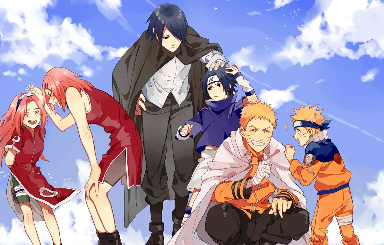 Photo wallpaper logo, game, anime, sharingan, ninja, asian, manga, hokage