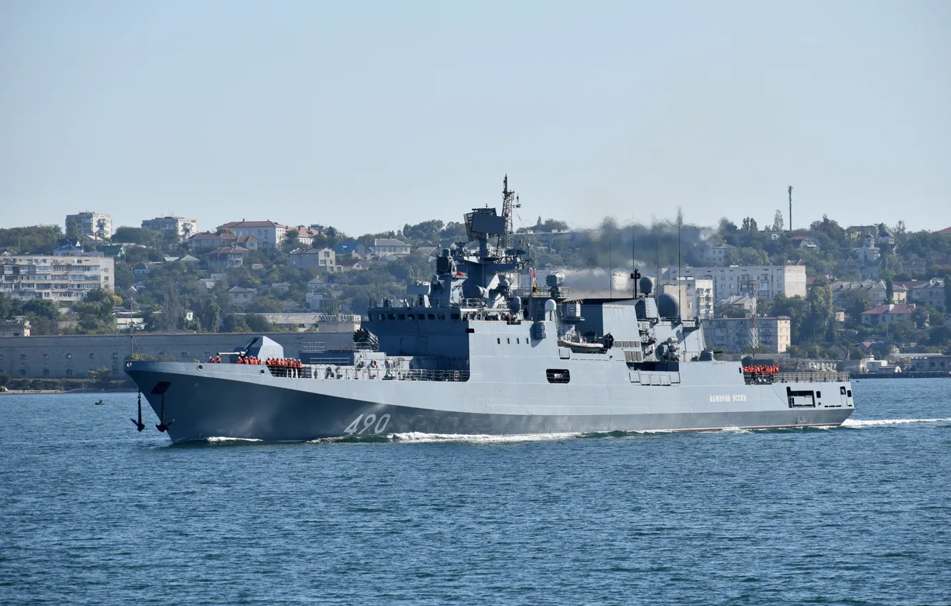 Photo wallpaper frigate, the project 11356, Admiral Essen
