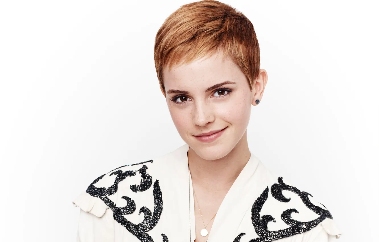 Photo wallpaper smile, actress, Emma Watson, Emma Watson, celebrity