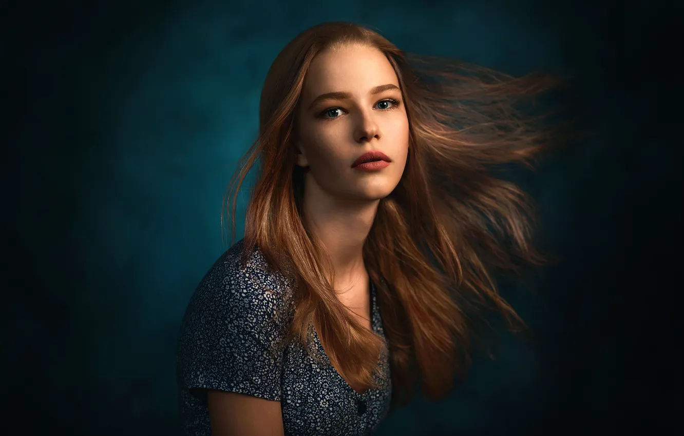 Photo wallpaper look, hair, sponge, the beauty