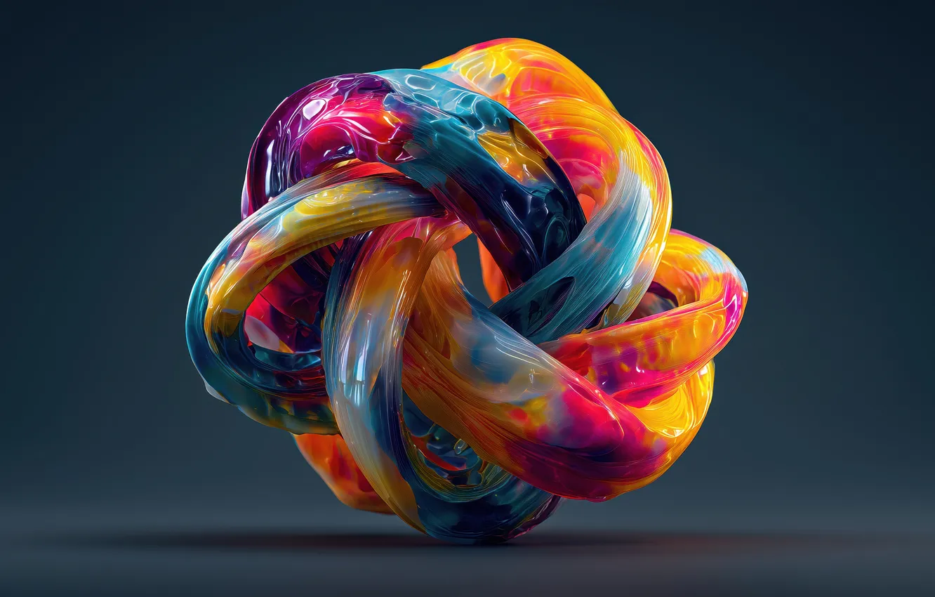 Photo wallpaper glass, sculpture, artificial intelligence