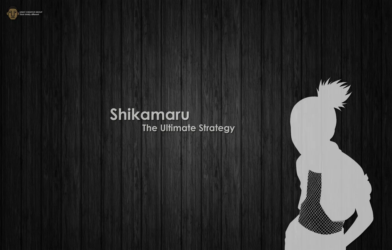 Photo wallpaper background, silhouette, Naruto, Naruto, Shikamaru Nara