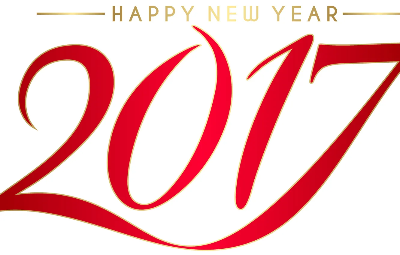 Photo wallpaper text, holiday, figures, the number, postcard, 2017