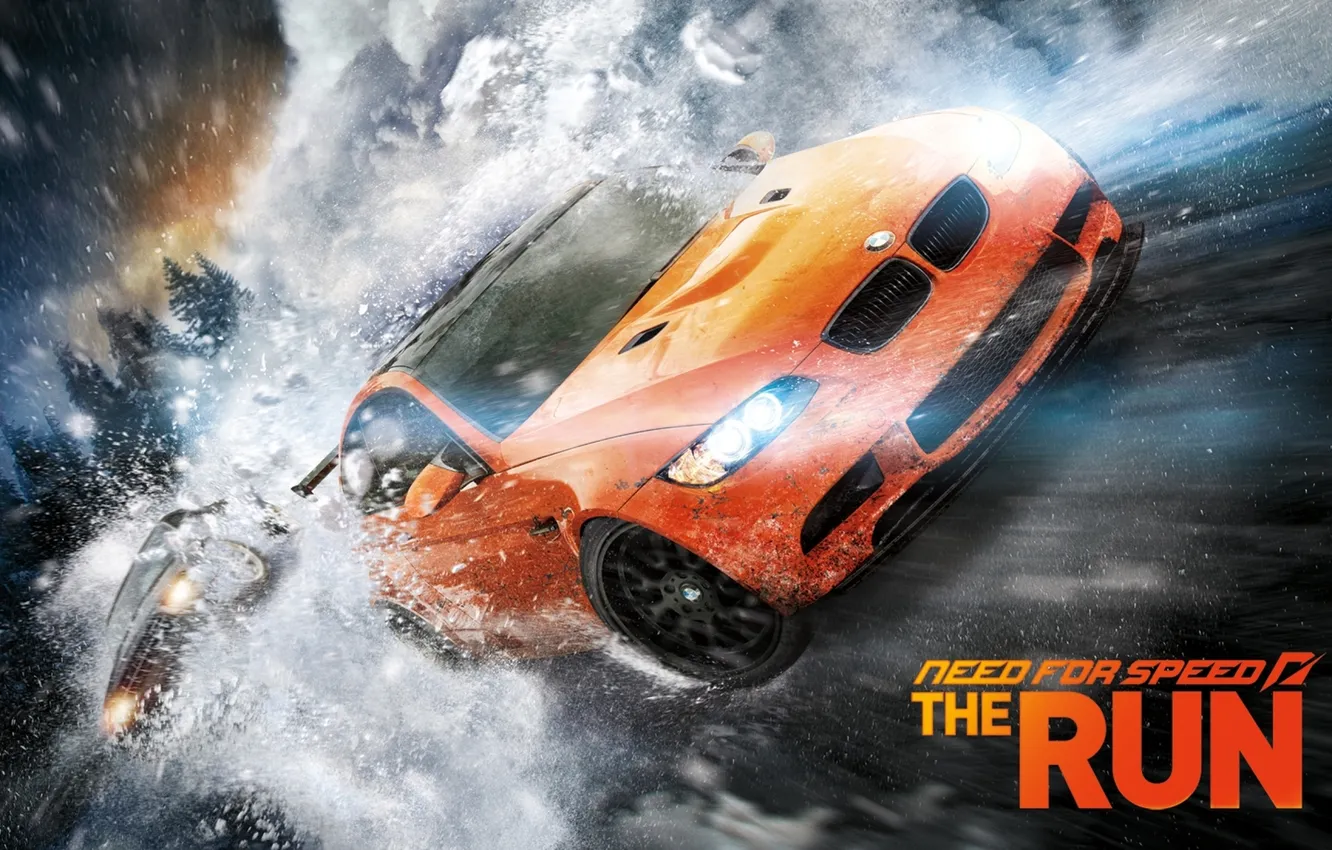 Photo wallpaper race, bmw, avalanche, need for speed the run