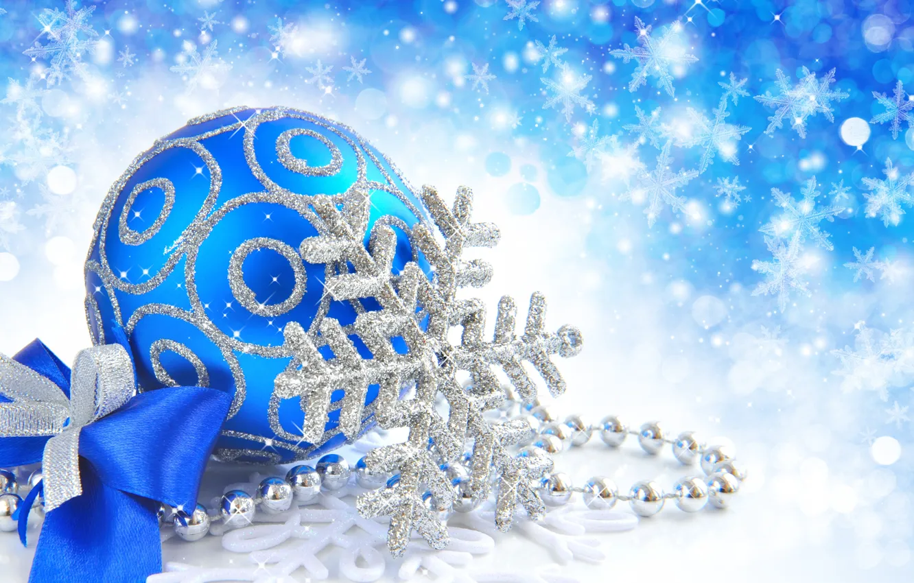 Photo wallpaper balls, decoration, holiday, new year, Christmas, Christmas, New Year