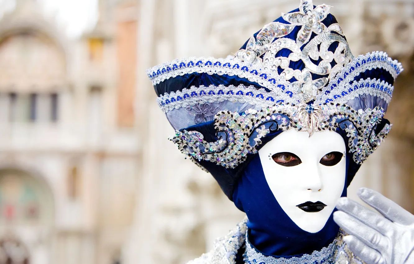 Photo wallpaper holiday, mask, Venice, carnival, Venice