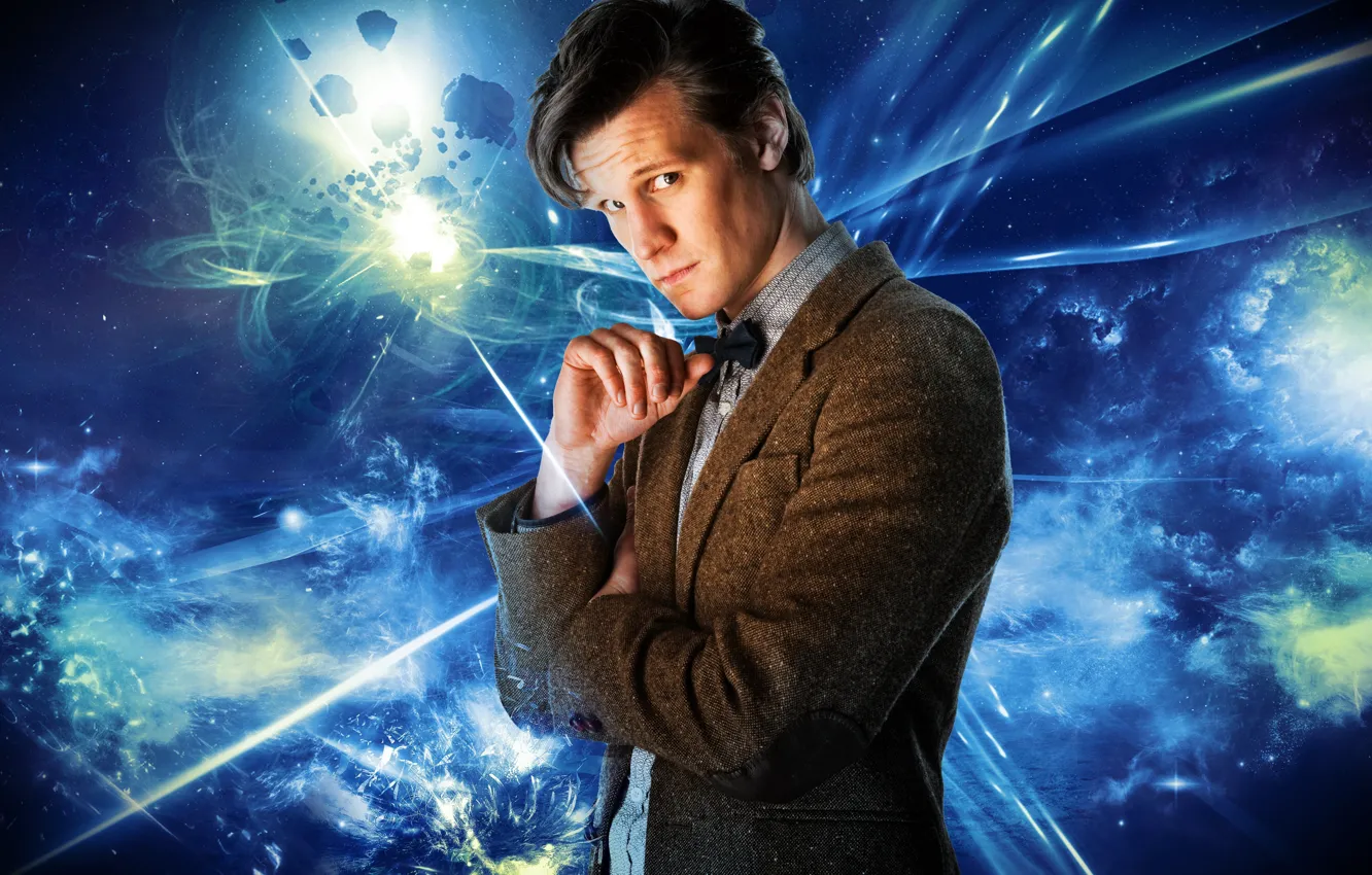 Photo wallpaper look, background, actor, male, Doctor Who, Doctor Who, BBC, Matt Smith