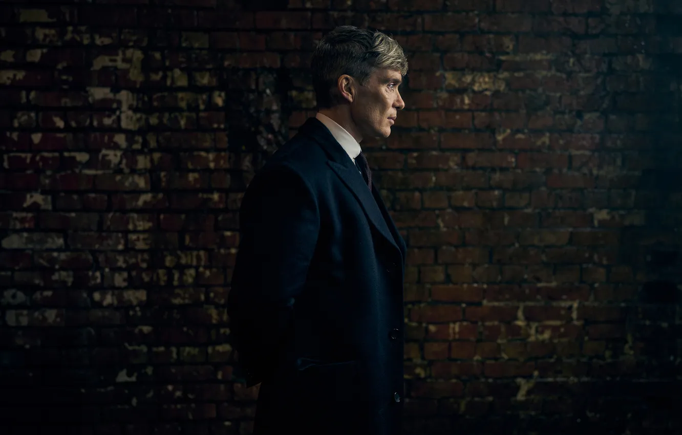 Photo wallpaper background, brick, the series, Cillian Murphy, peaky blinders, peaky blinders, Cillian Murphy