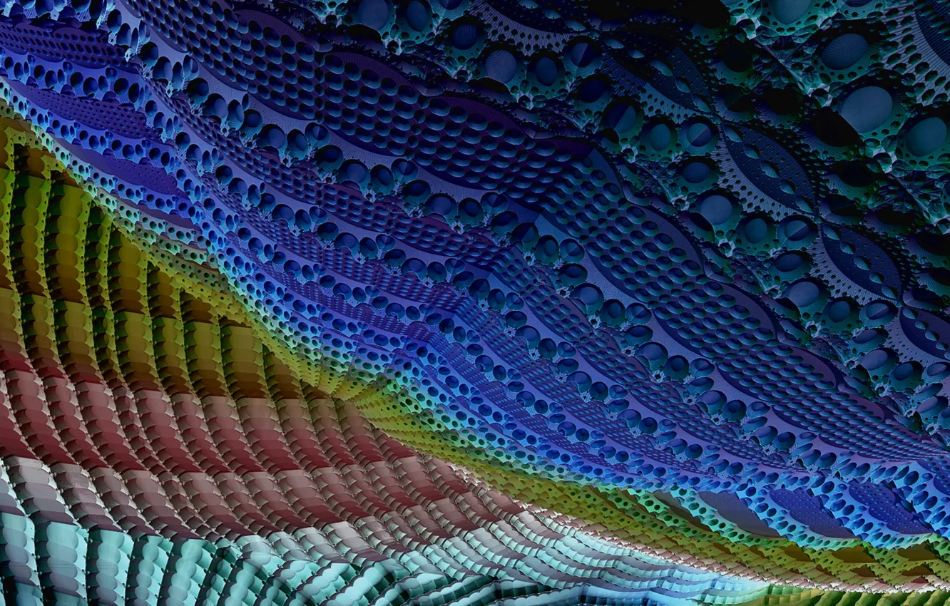 Photo wallpaper abstraction, background, color, form, Fractal