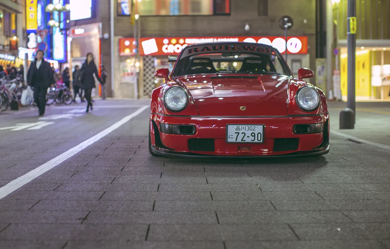 Photo wallpaper porsche, Porsche, 964