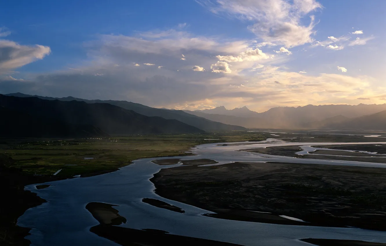 Photo wallpaper wallpaper, river, nature