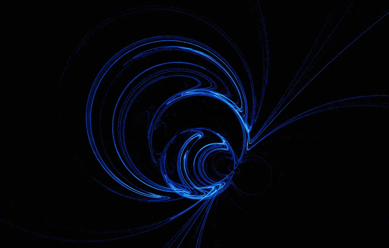 Photo wallpaper light, circles, track, ring