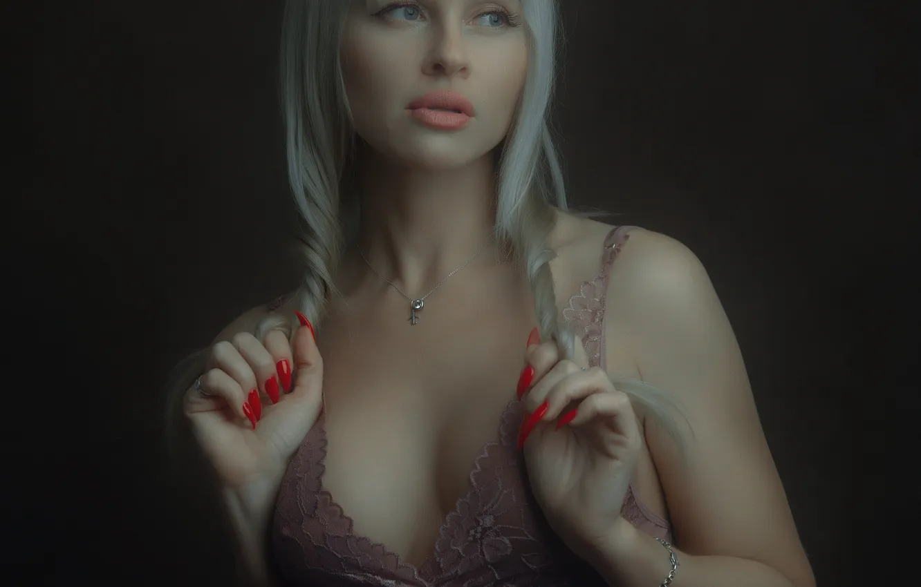 Photo wallpaper model, Vadim Aksenov, Anna Ukhalova