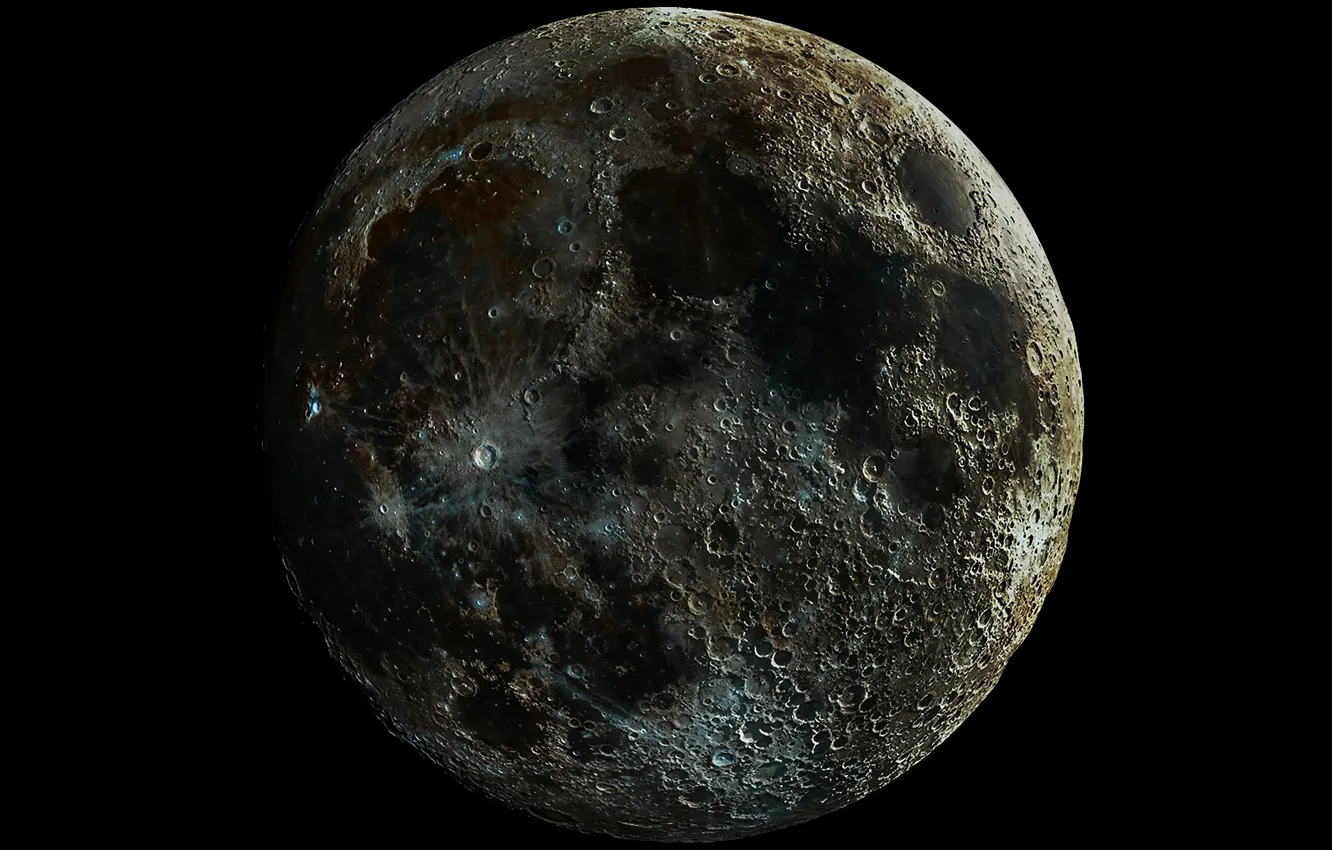 Photo wallpaper light, moon, moonlight