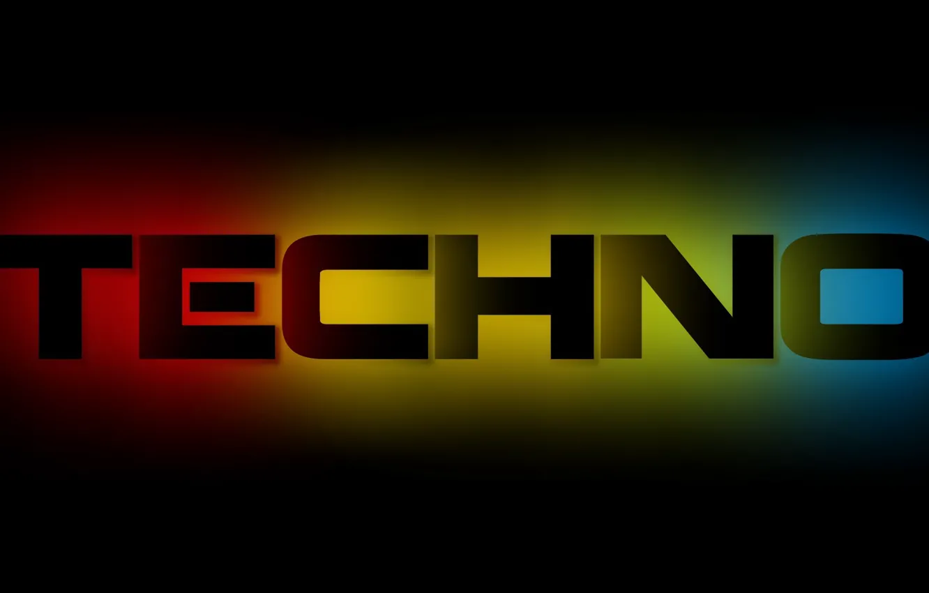 Photo wallpaper blue, letters, music, background, black, color, minimalism, techno