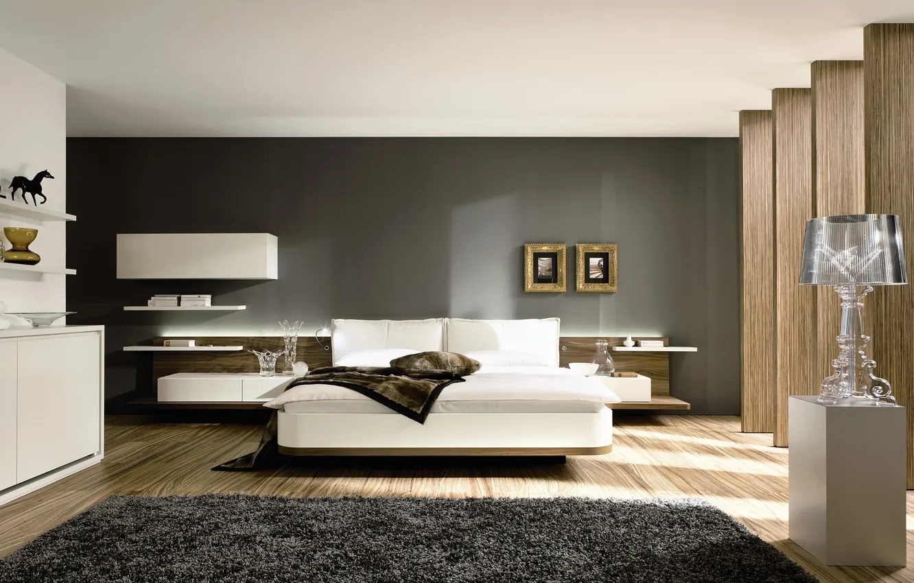 Photo wallpaper design, style, room, Villa, home, interior, bedroom