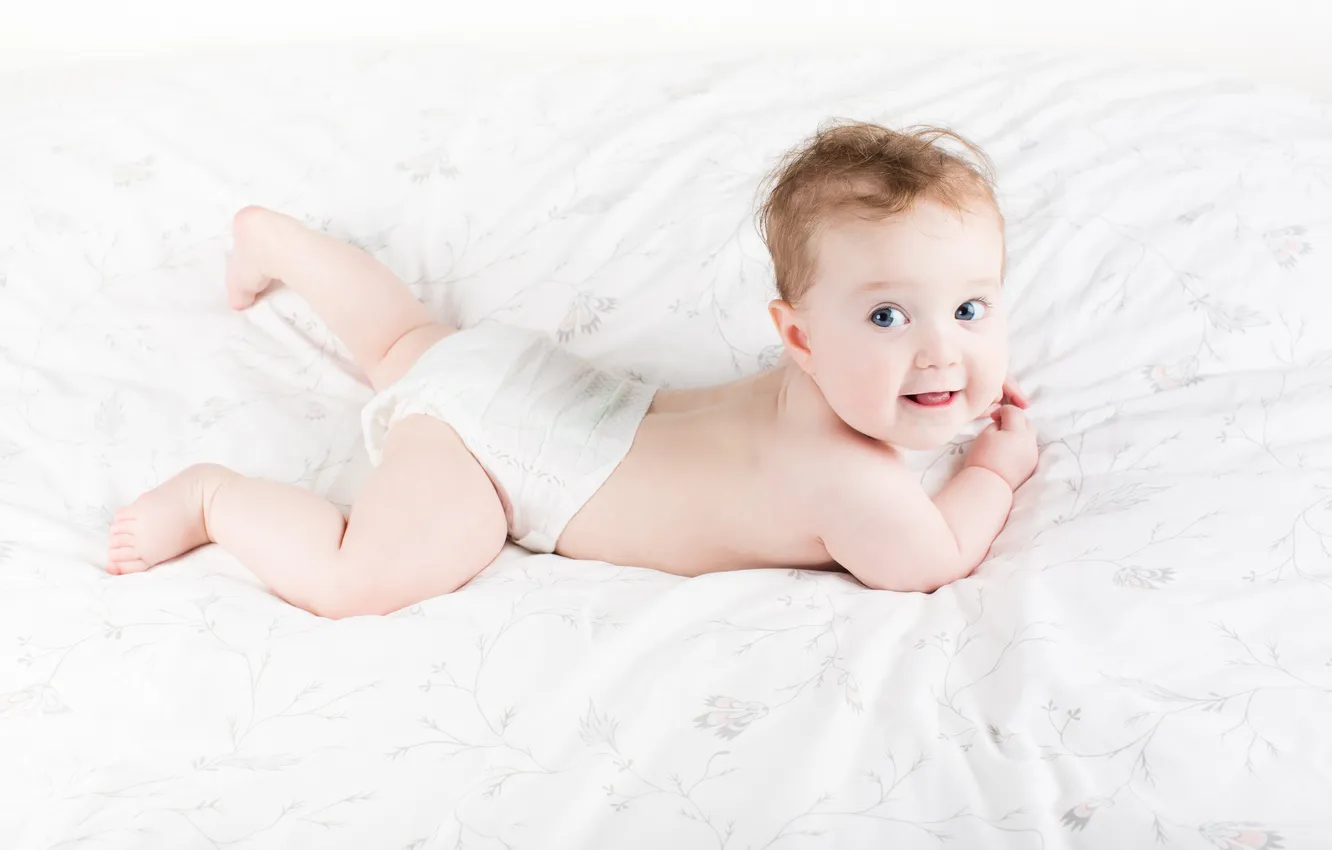 Photo wallpaper children, face, sweet, baby, kid, newborn