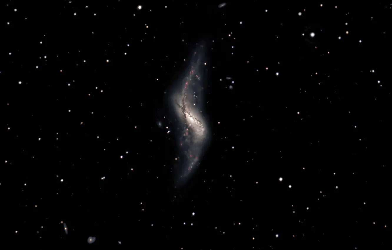 Photo wallpaper space, stars, galaxy, The peculiar